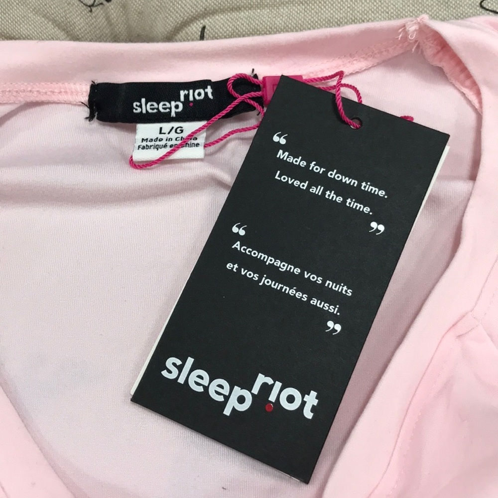 🎁 Sleep Riot Long Sleeve Top Pyjama - Picture 7 of 8
